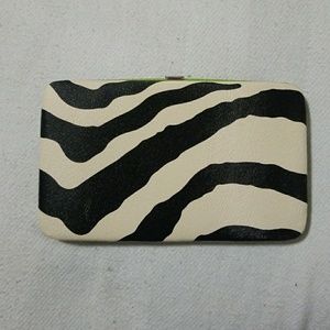 Zebra green wallet
